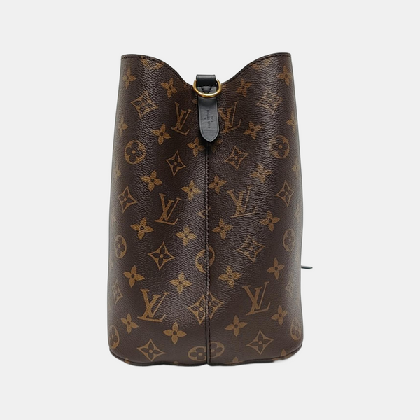 NÉONOÉ MM Monogram Coated Canvas Brown