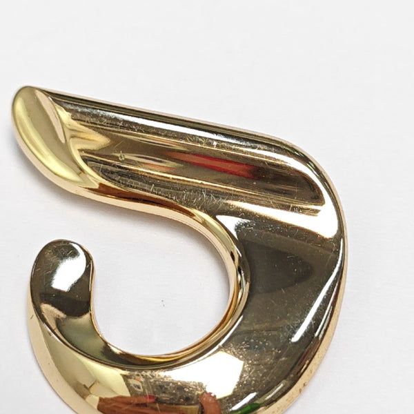 Metal Gold Brooch