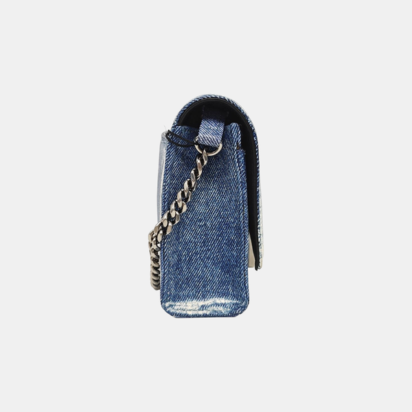 Hourglass Small Calfskin Blue