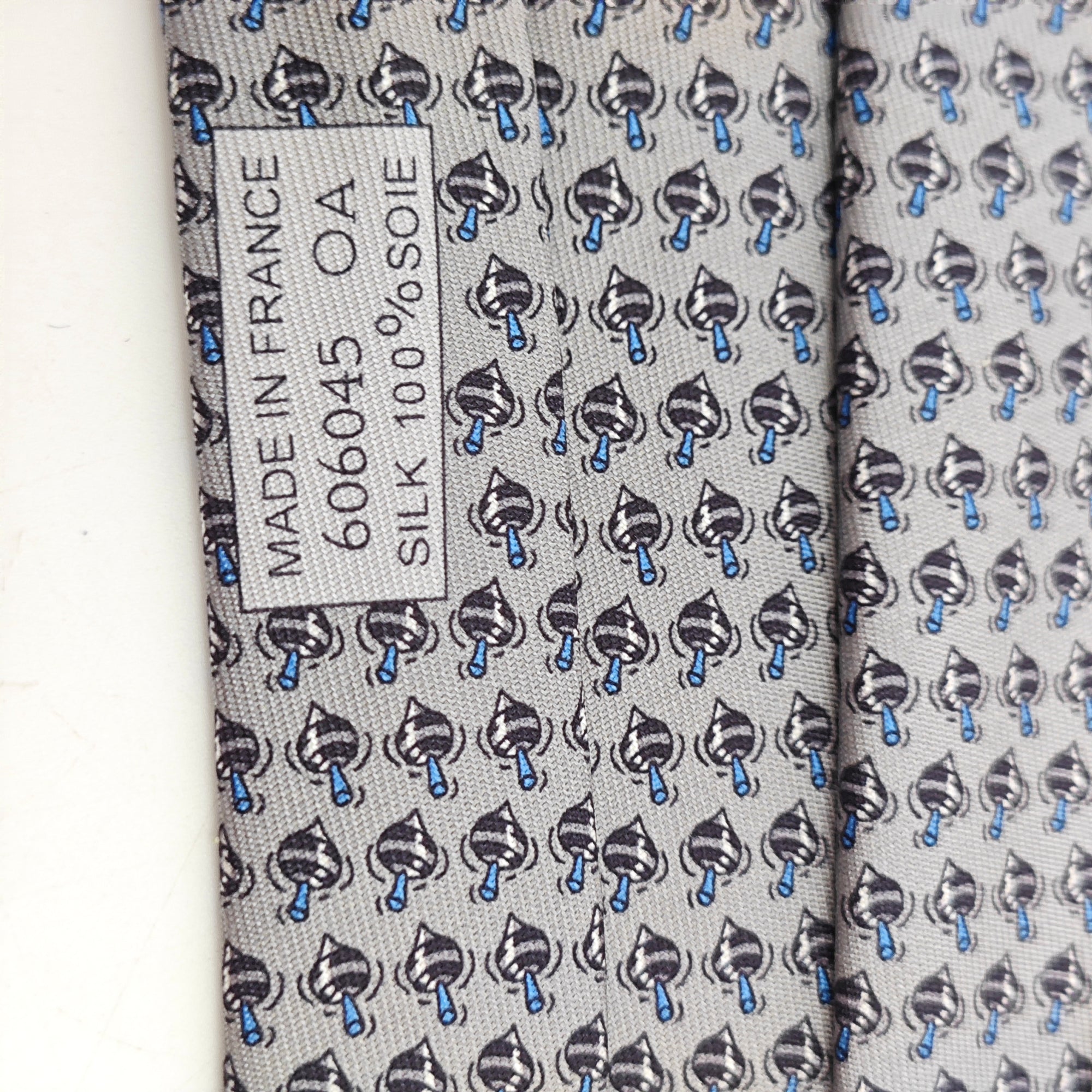 Mulberry Silk Tie Gray