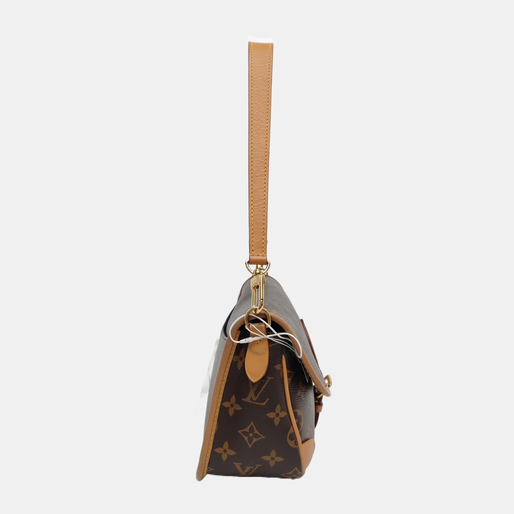 DIANE Monogram Coated Canvas Brown