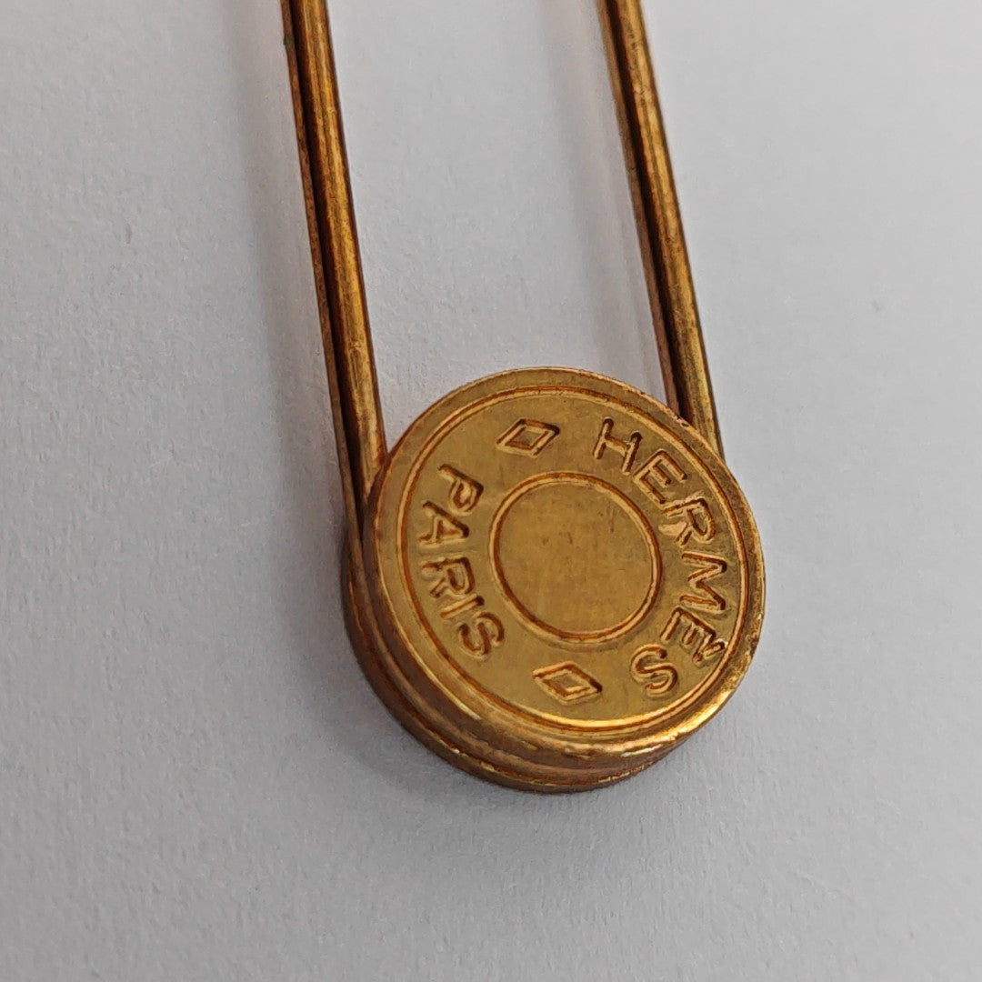 Metal Gold Brooch