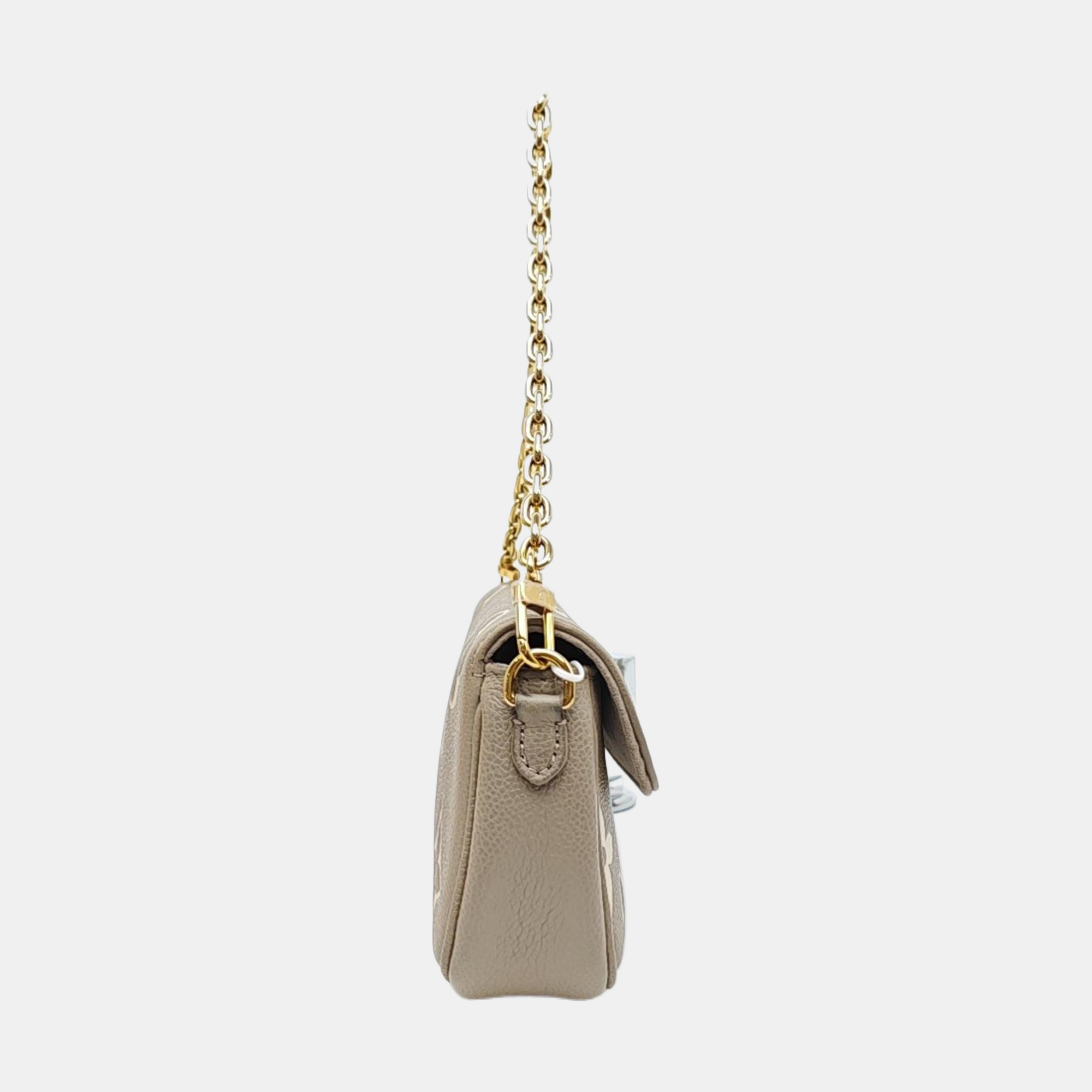 IVY Monogram Calfskin Gray