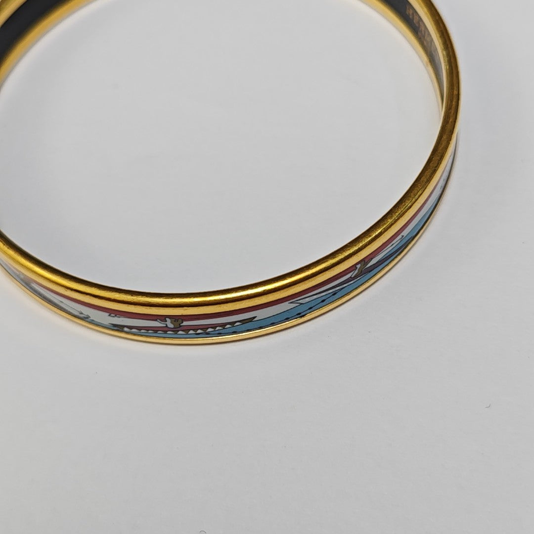 Email Metal Gold Bangle