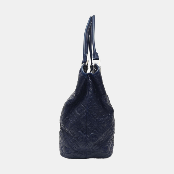 LILIA PM Monogram Calfskin Blue