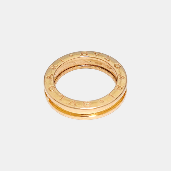 B.ZERO1 18k Rose Gold Ring EU 52