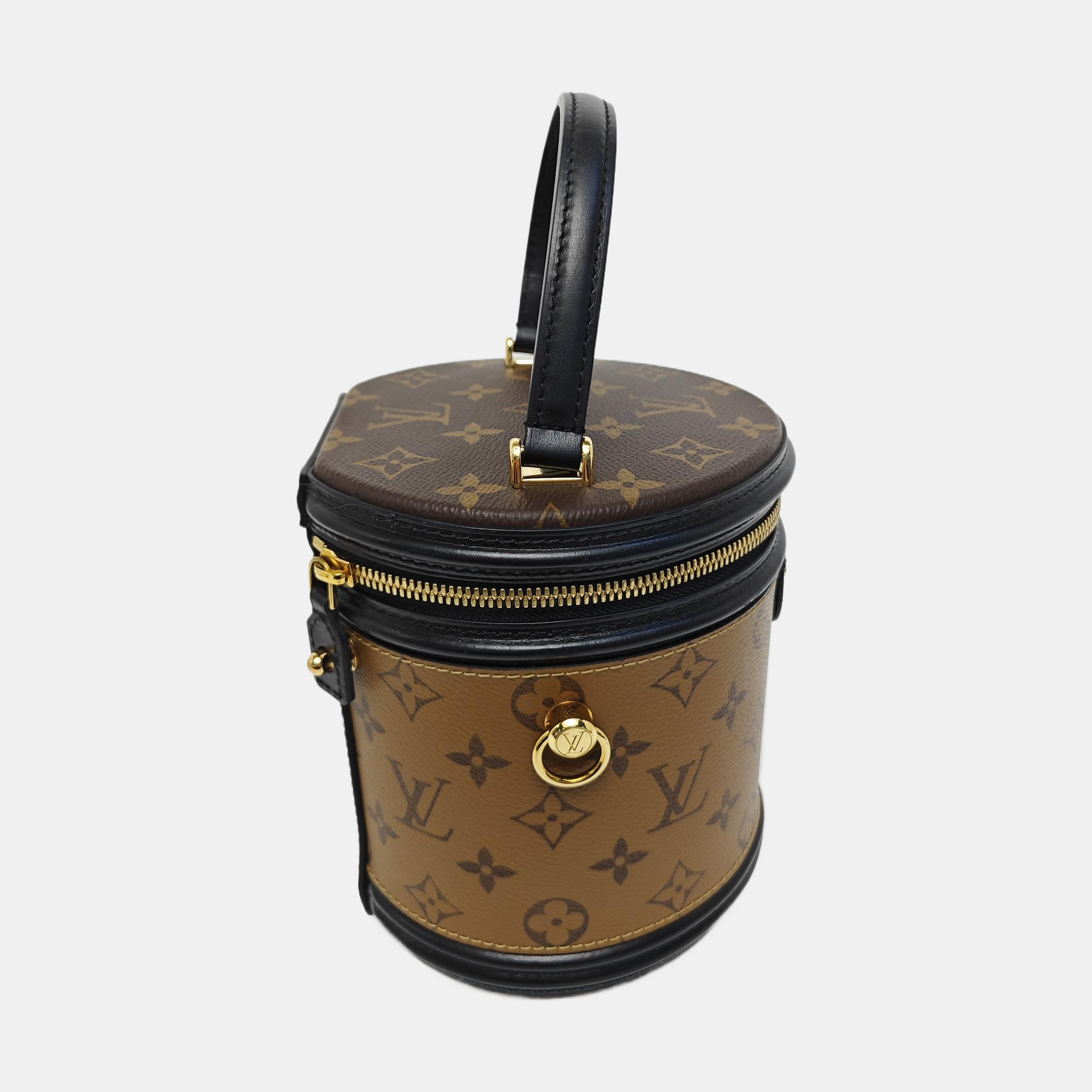 CANNES PM Monogram Coated Canvas Brown