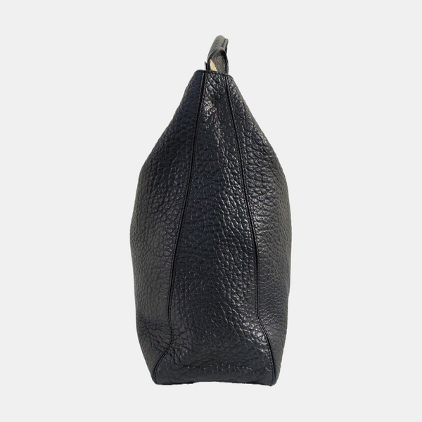 Calfskin Bucket Bag Black