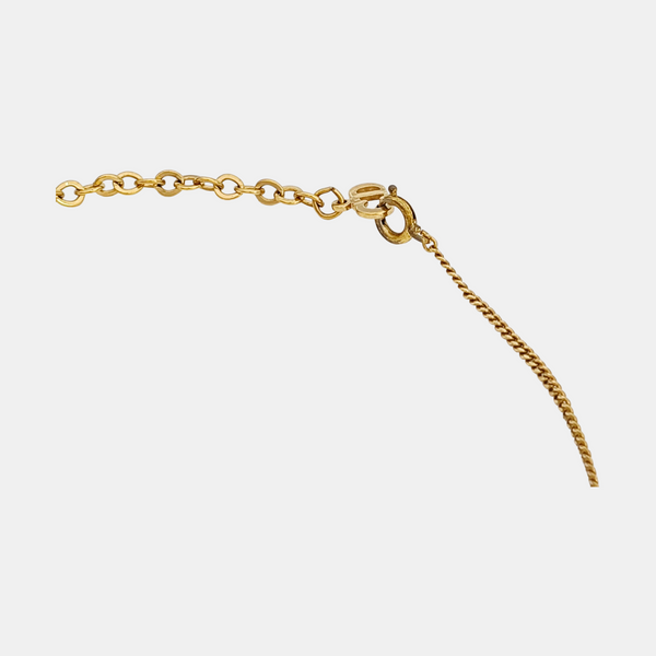 Petit CD Metal Gold Necklace