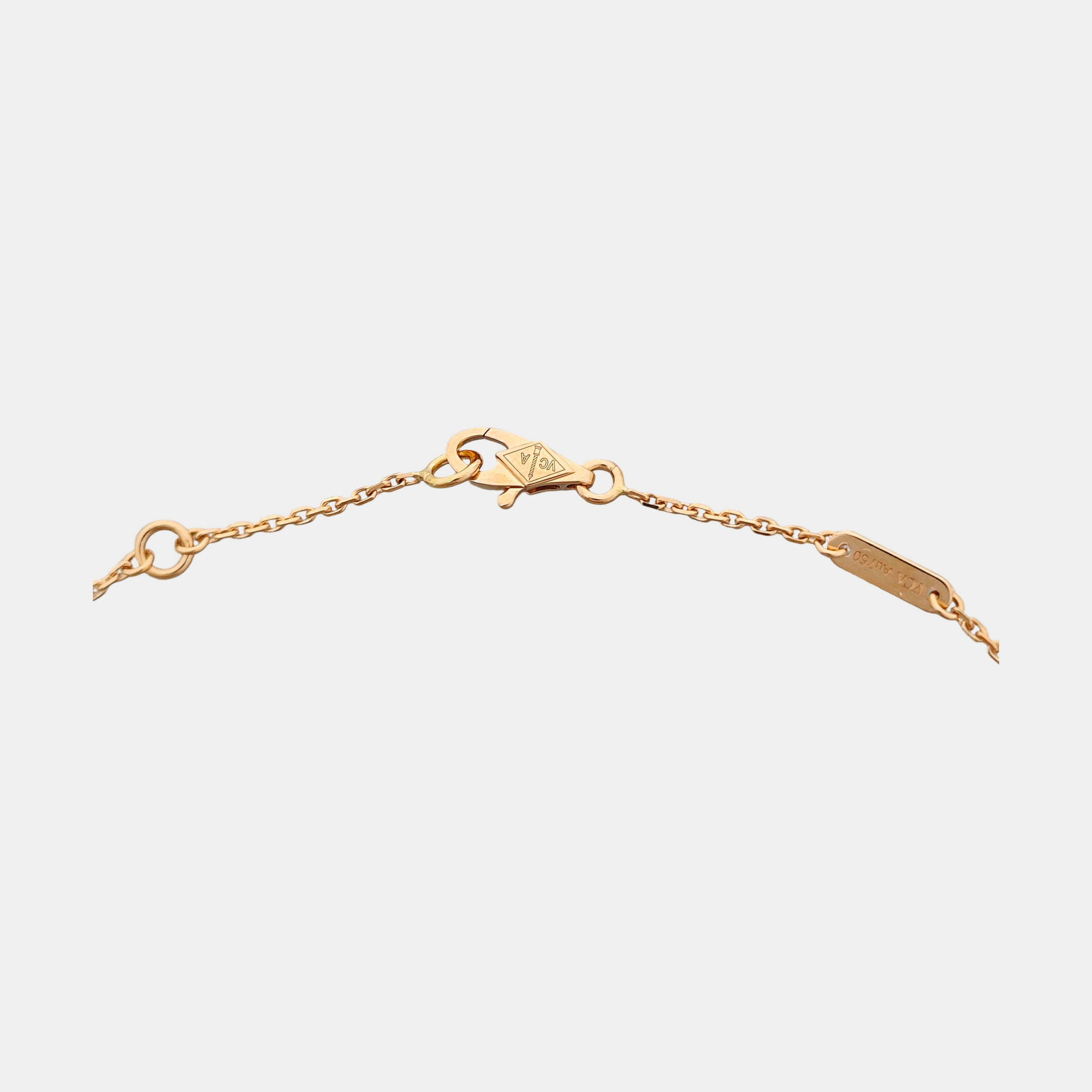 Sweet Alhambra 18k Rose Gold Necklace
