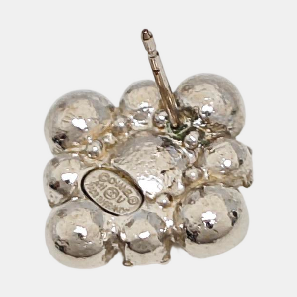 Metal Silver Stud Earrings