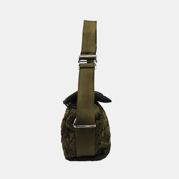 Fabric Shoulder Bag Green