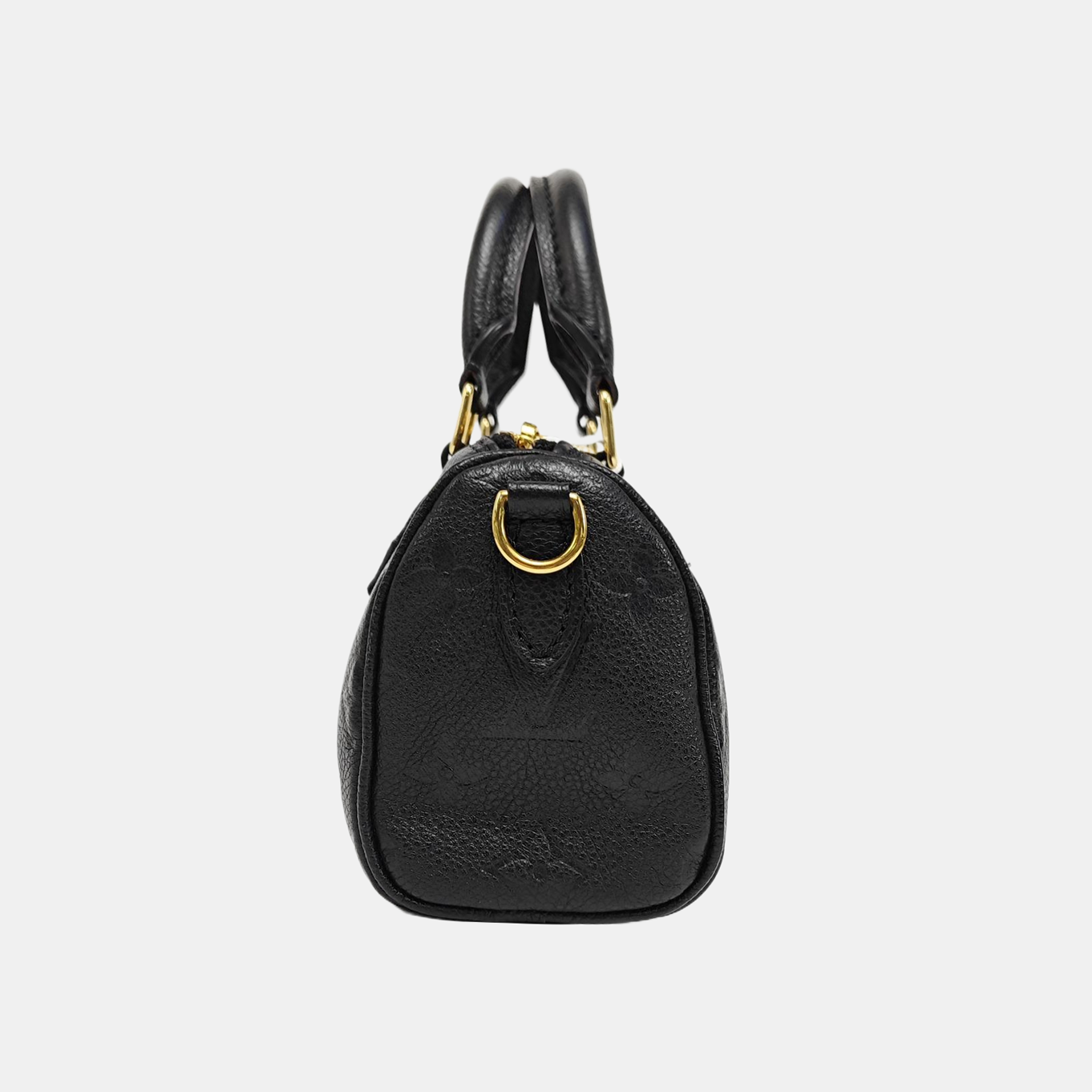 SPEEDY Nano Monogram Calfskin Black