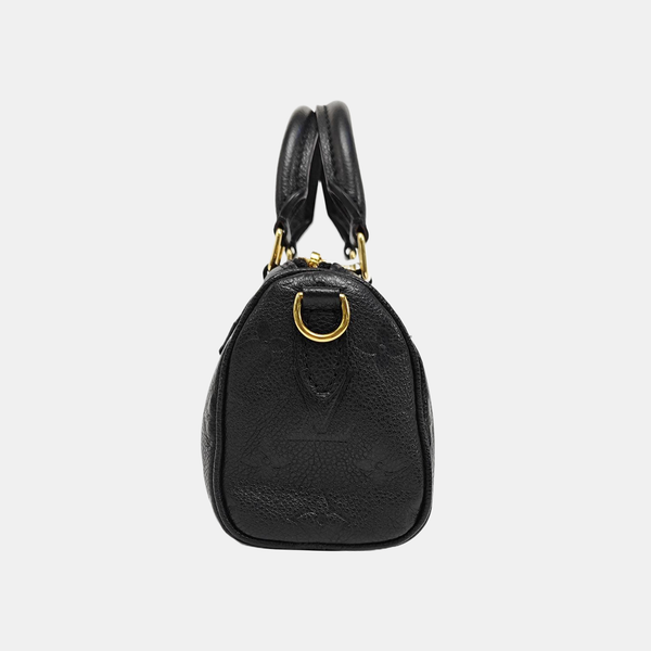 SPEEDY Nano Monogram Calfskin Black