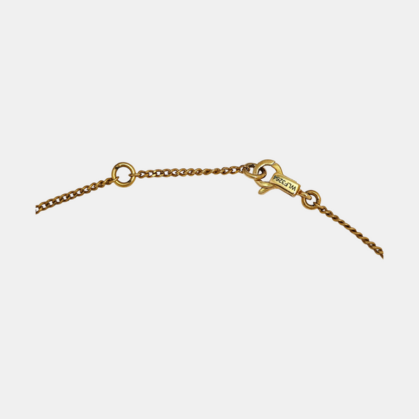 ALPHABET Brass Gold Necklace