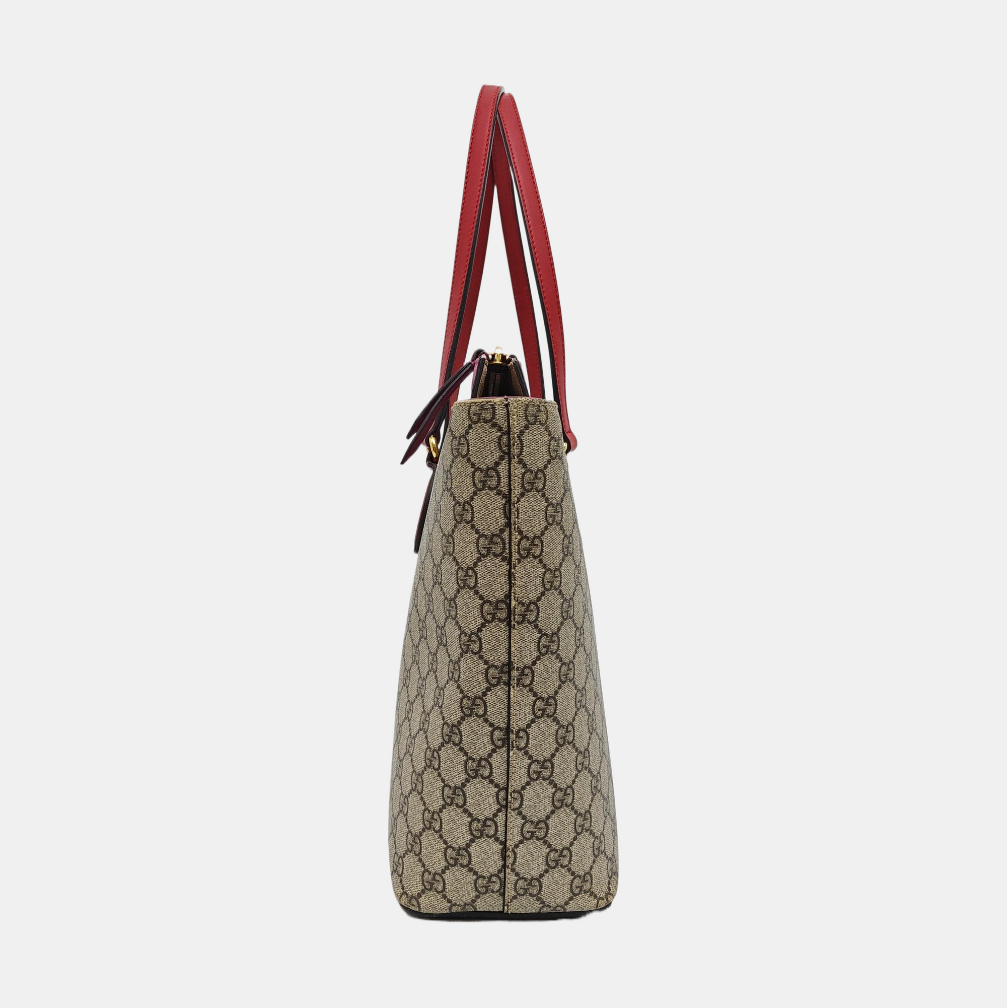 Monogram Coated Canvas Shoulder Bag Beige