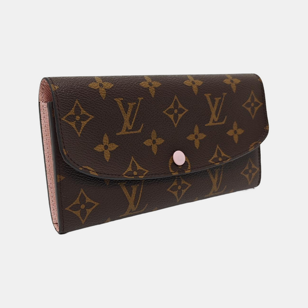 EMILIE Monogram Coated Canvas Brown