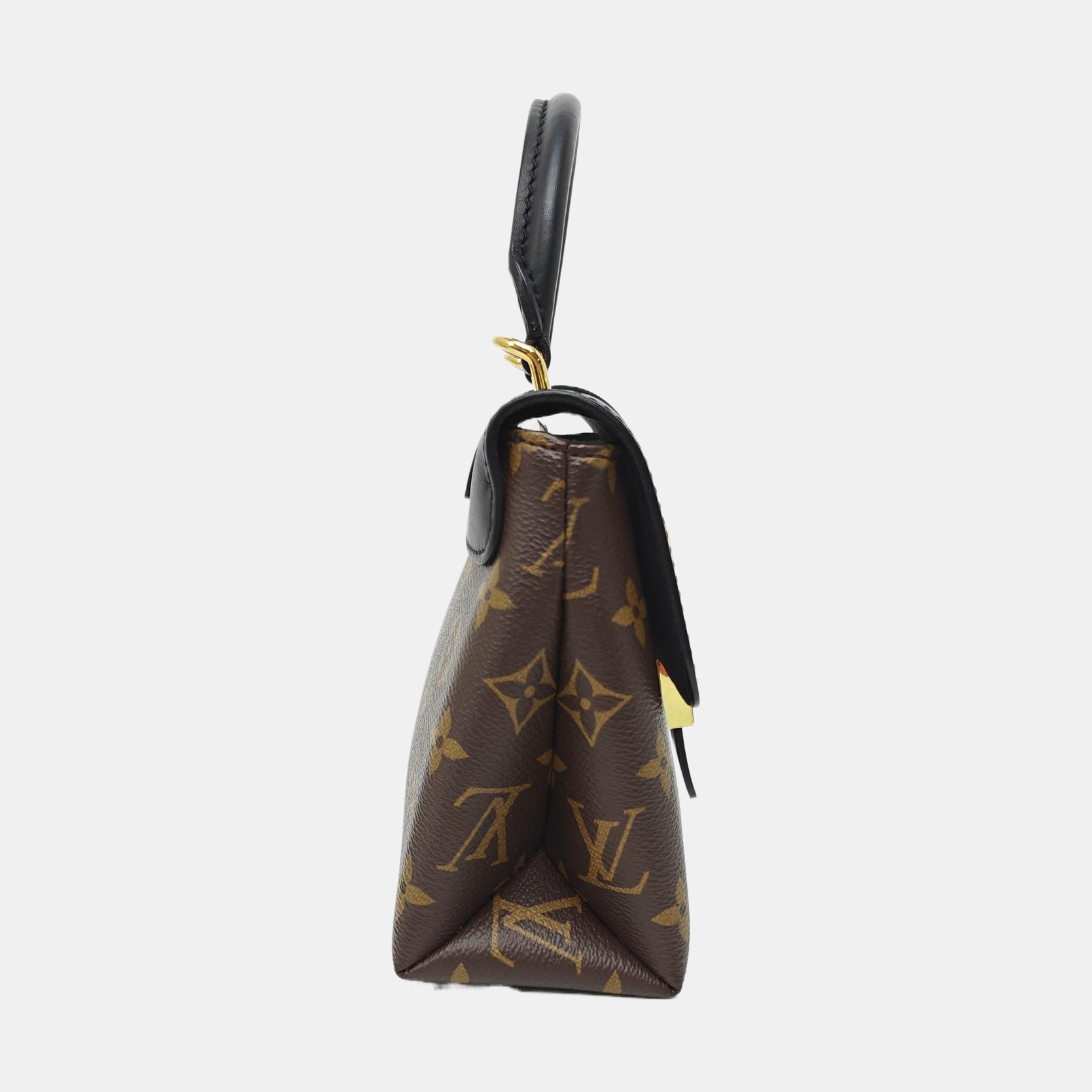 LOCKY BB Monogram Coated Canvas Brown