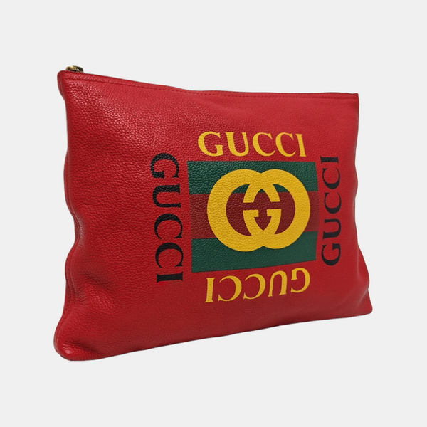 Print Medium Calfskin Red
