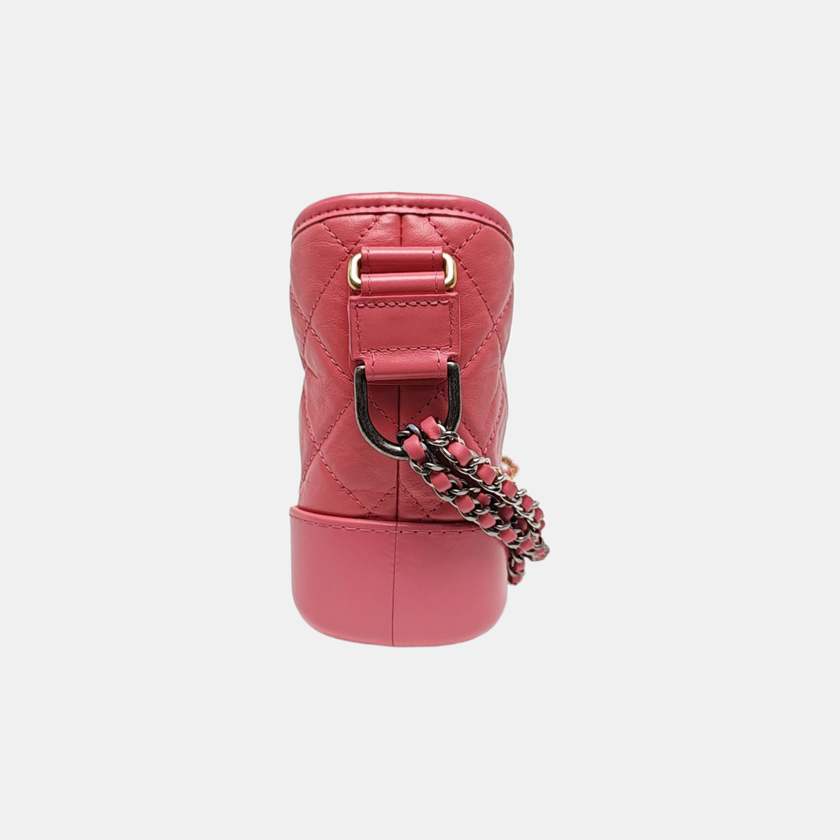 GABRIELLE Small Quilted Calfskin Red