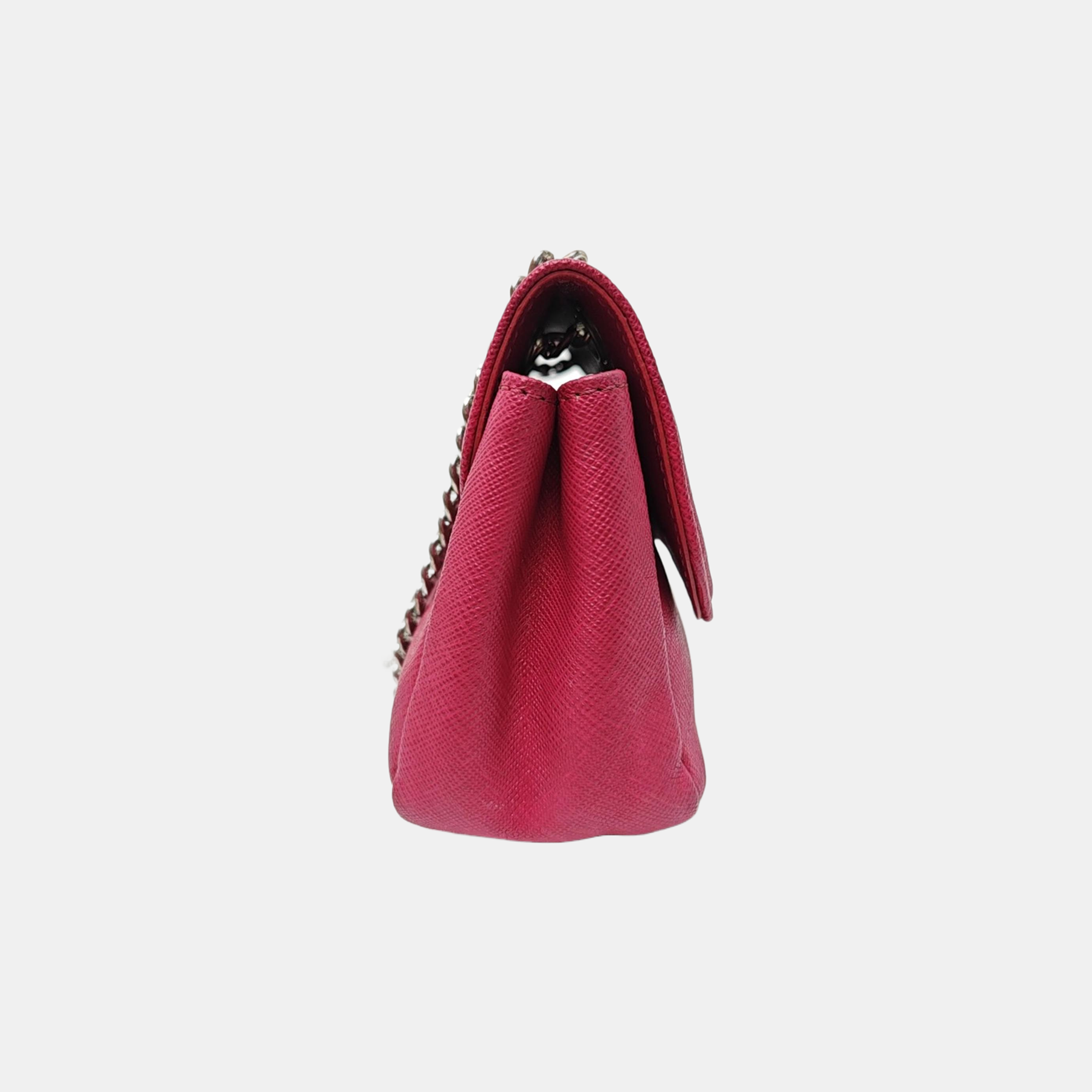 Calfskin Shoulder Bag Red