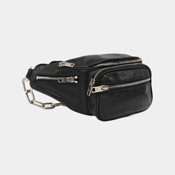 Lambskin Belt Bag Medium Black