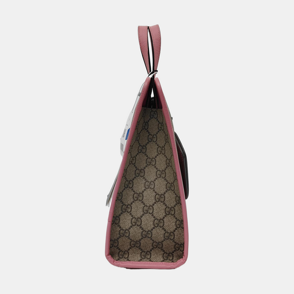 Children’s GG Bucket Monogram Coated Canvas Beige