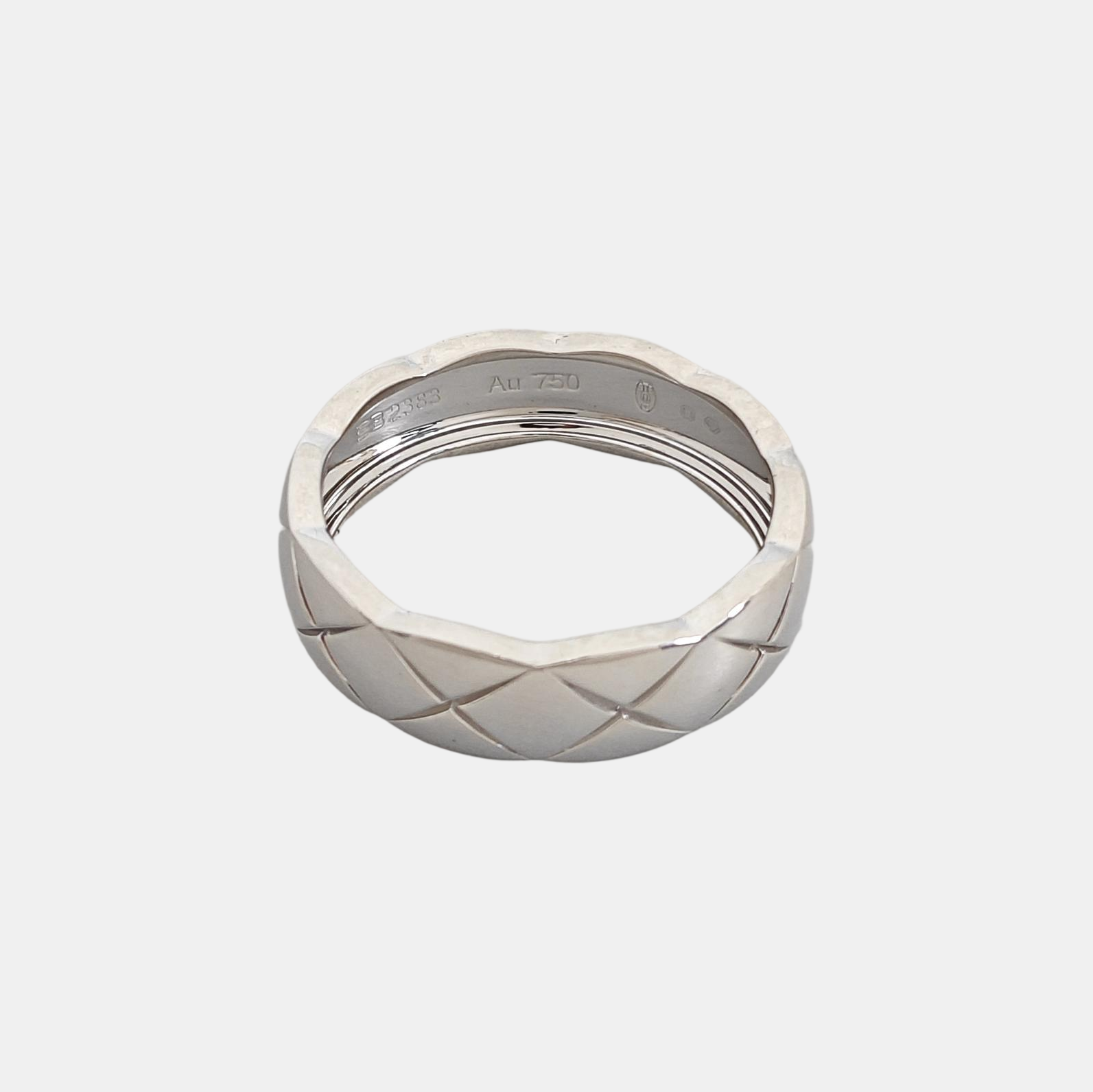 COCOCRUSH 18k White Gold Silver Ring EU 63
