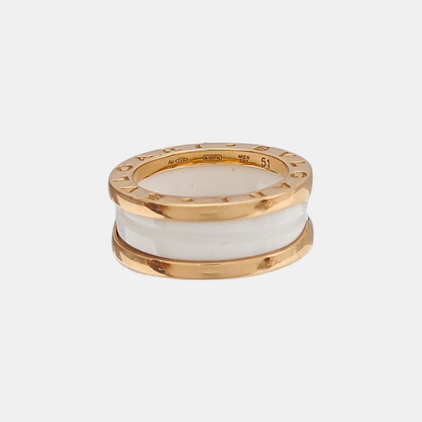 B.ZERO1 18k Rose Gold Ring EU 51