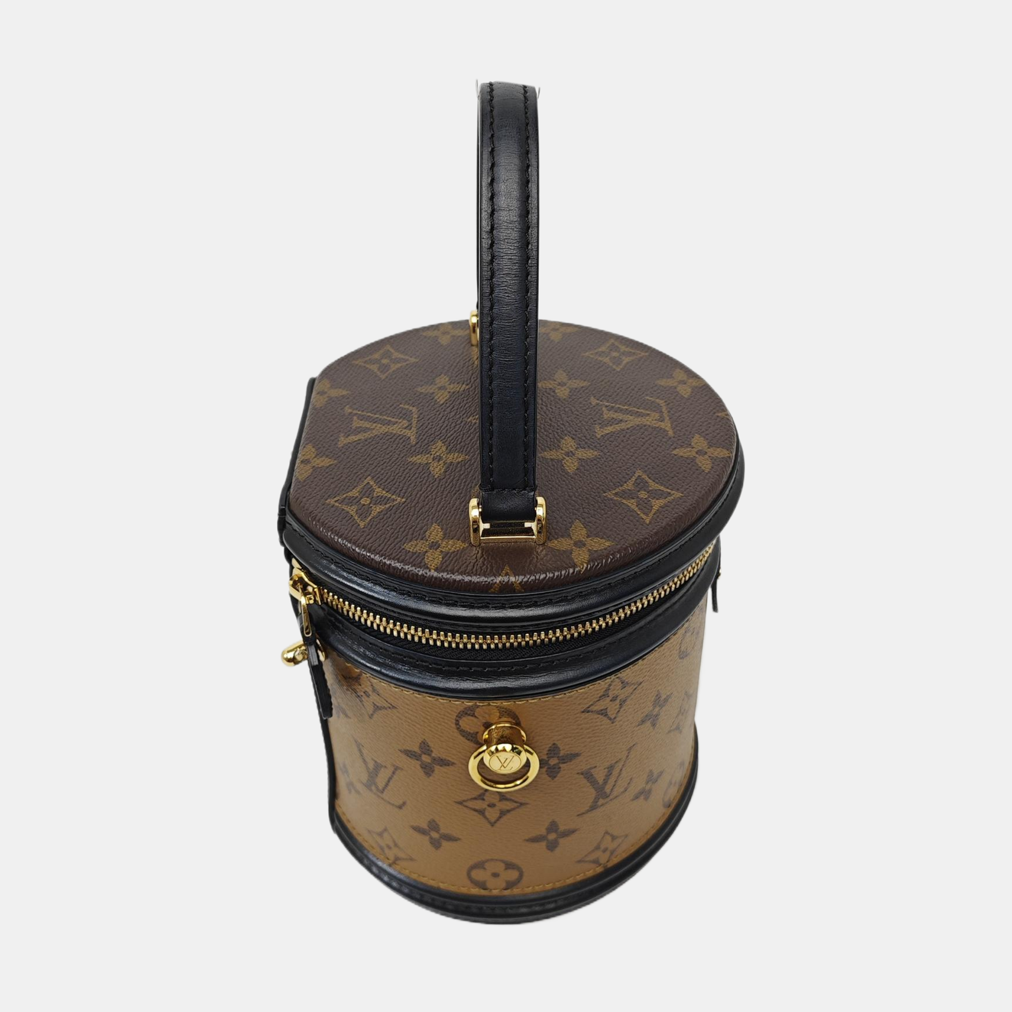 CANNES PM Monogram Coated Canvas Brown
