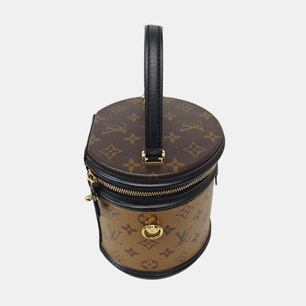 CANNES PM Monogram Coated Canvas Brown