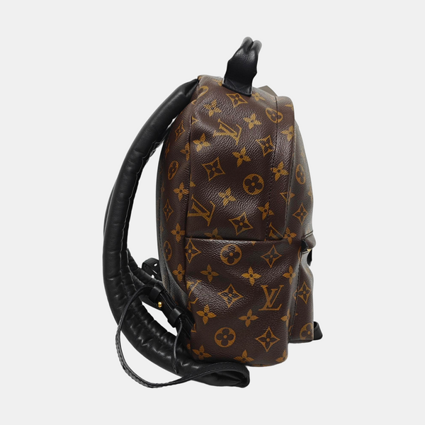 Authenticated pre-owned  PALM SPRINGS PM Monogram Coated Canvas Brown - Backpack at Looply