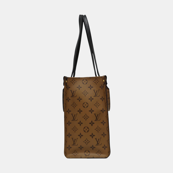 ONTHEGO MM Lona Monogram Revestida Marrón