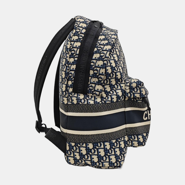Diortravel Oblique Canvas Blue