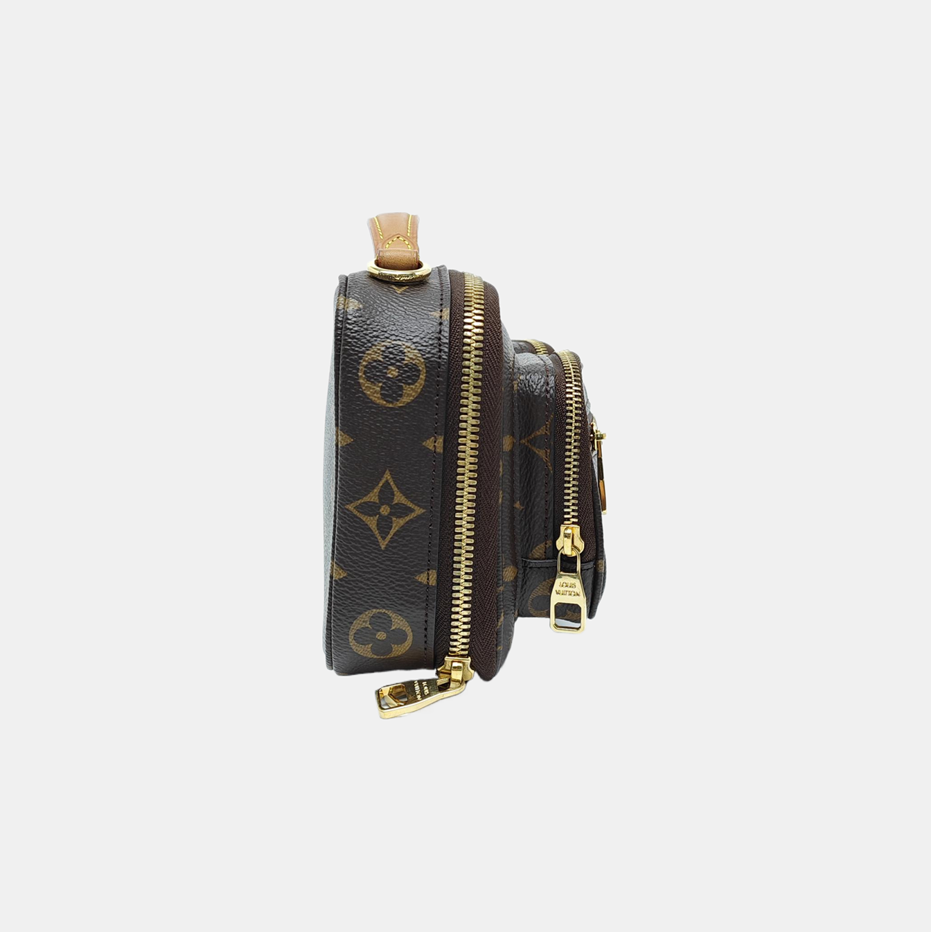 UTILITY Monogram Coated Canvas Brown
