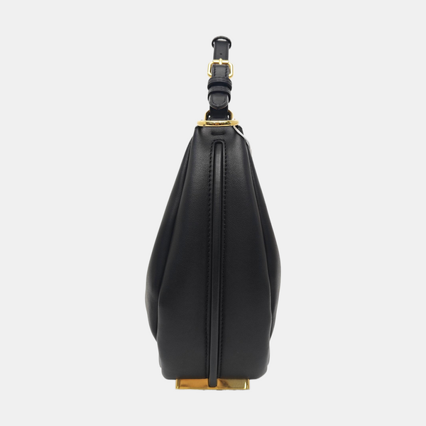 Calfskin Top Handle Bag Black