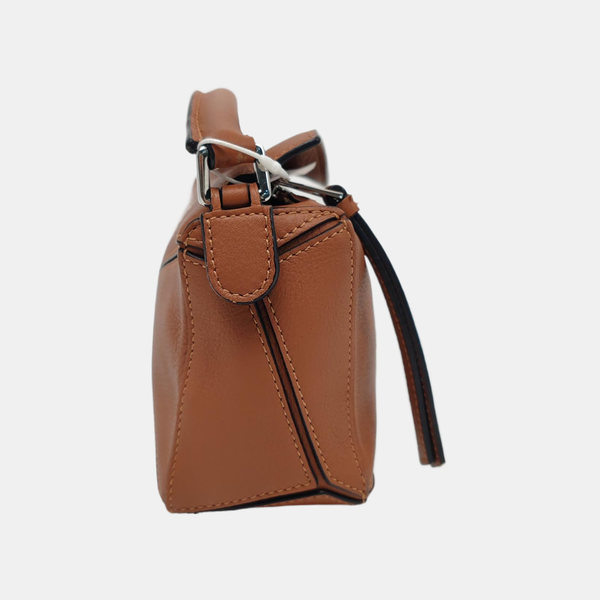 Authenticated pre-owned  Puzzle Mini Calfskin Brown - Crossbody Bag at Looply