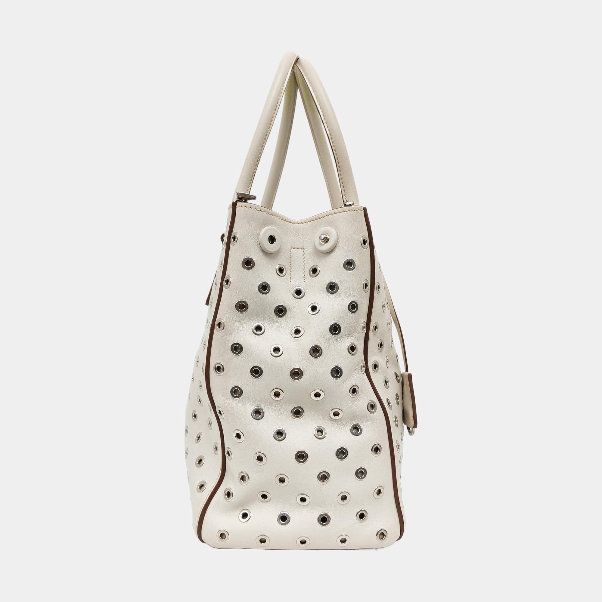 Calfskin Tote Bag White