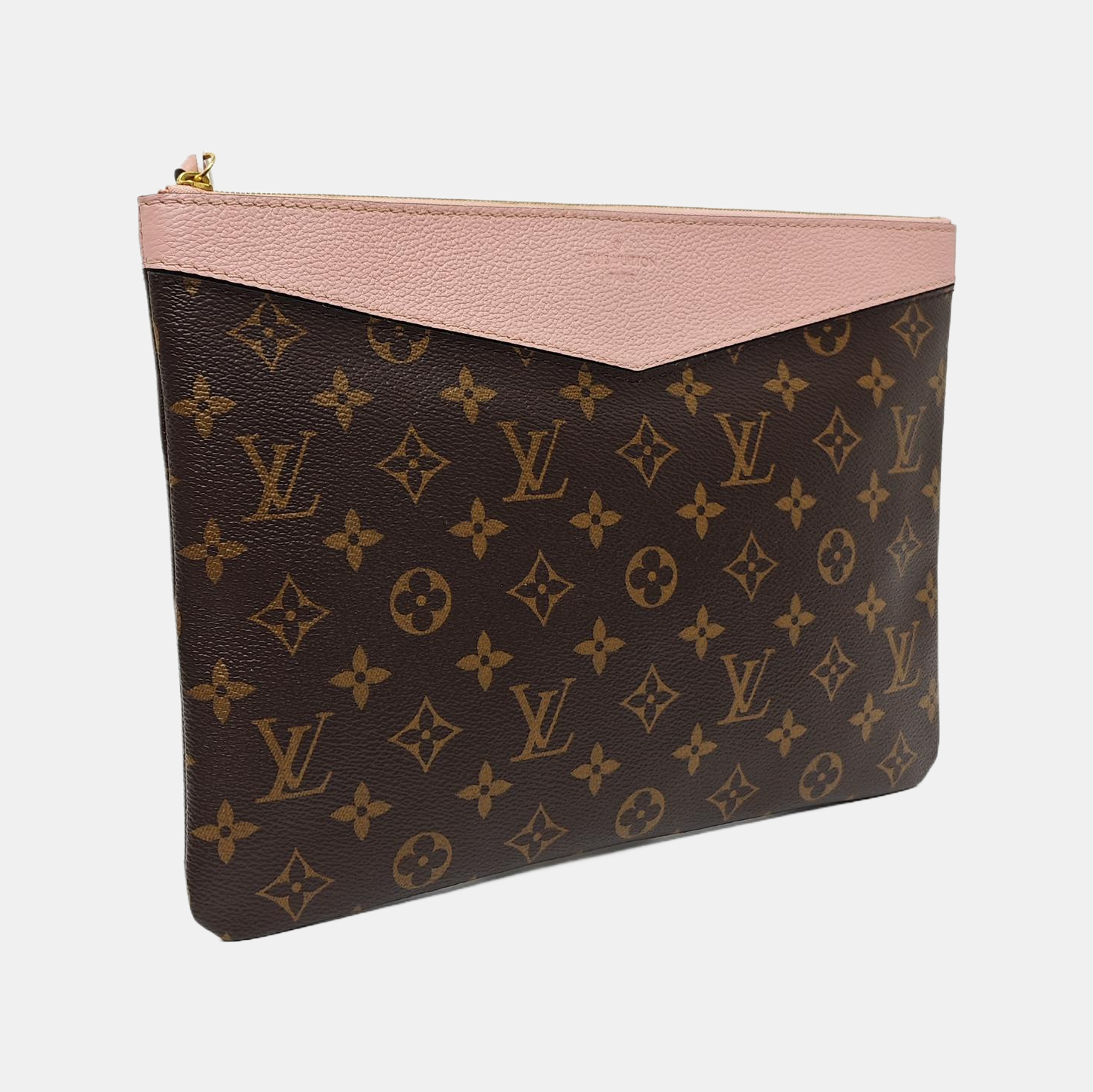 DAILY Monogram Coated Canvas Brown