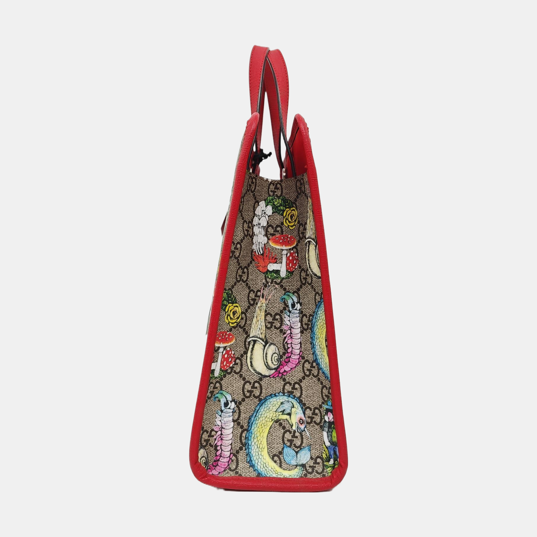 Children’s GG Bucket Monogram Coated Canvas Beige