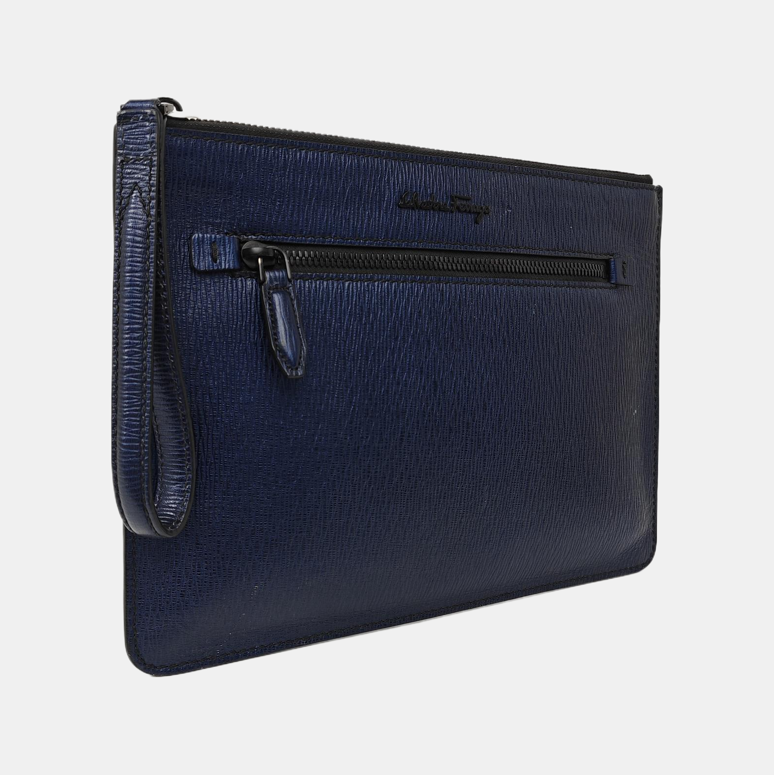 Calfskin Clutch Blue