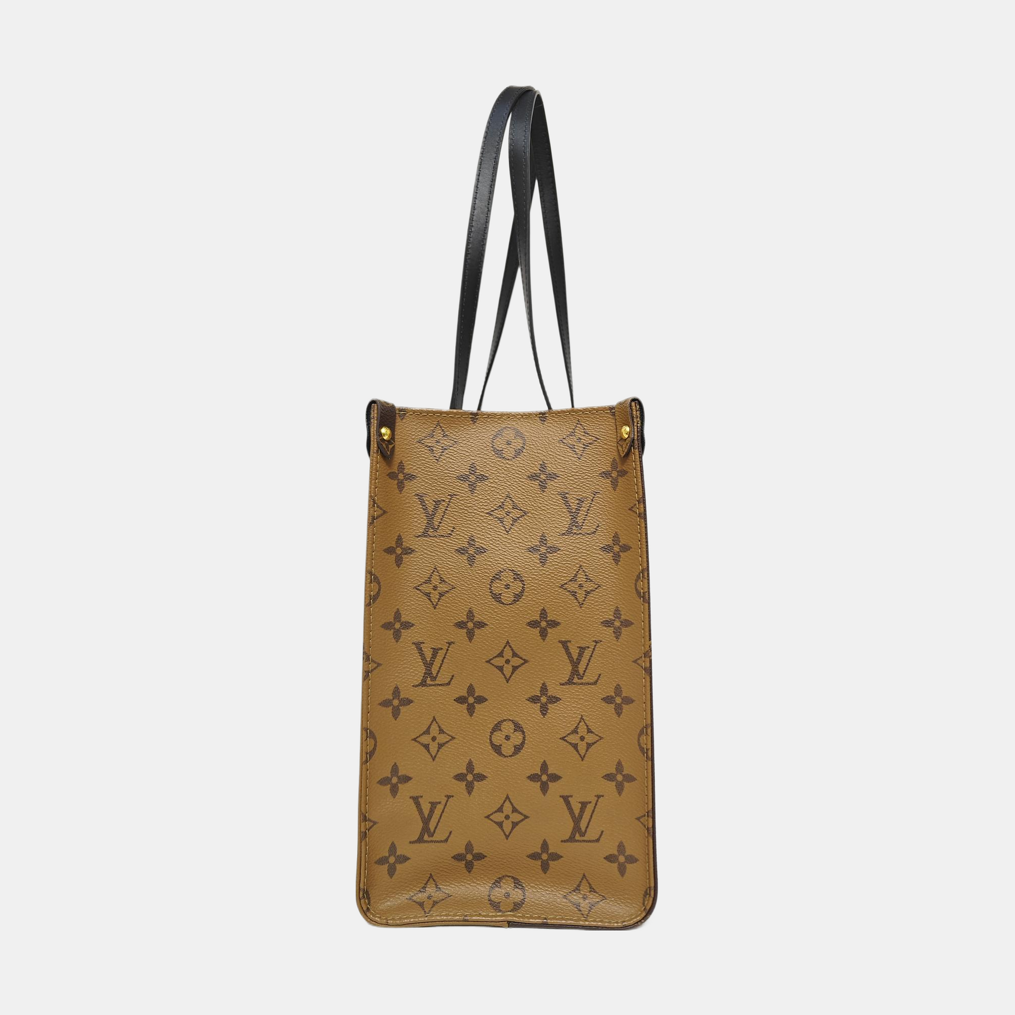 ONTHEGO MM Monogram Coated Canvas Brown