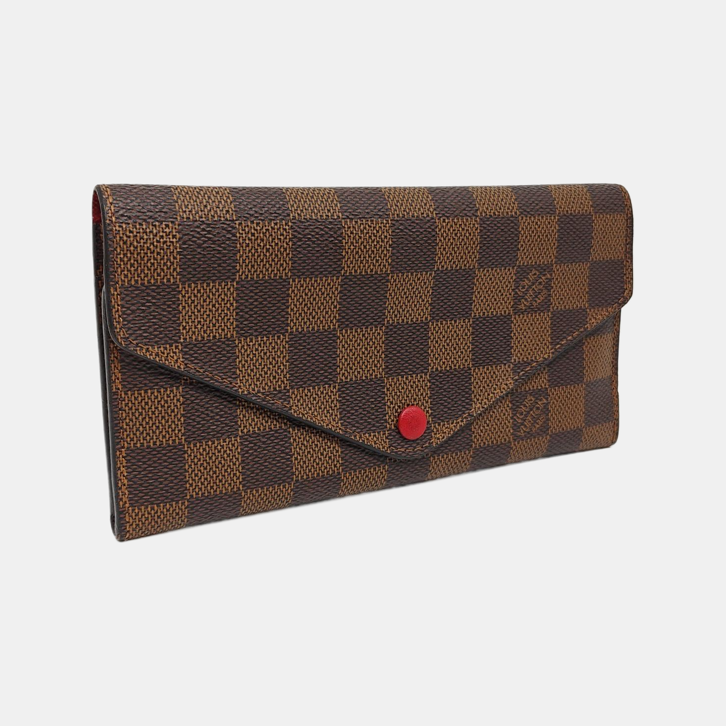 JOSÉPHINE Damier Ebene Coated Canvas Brown Wallet