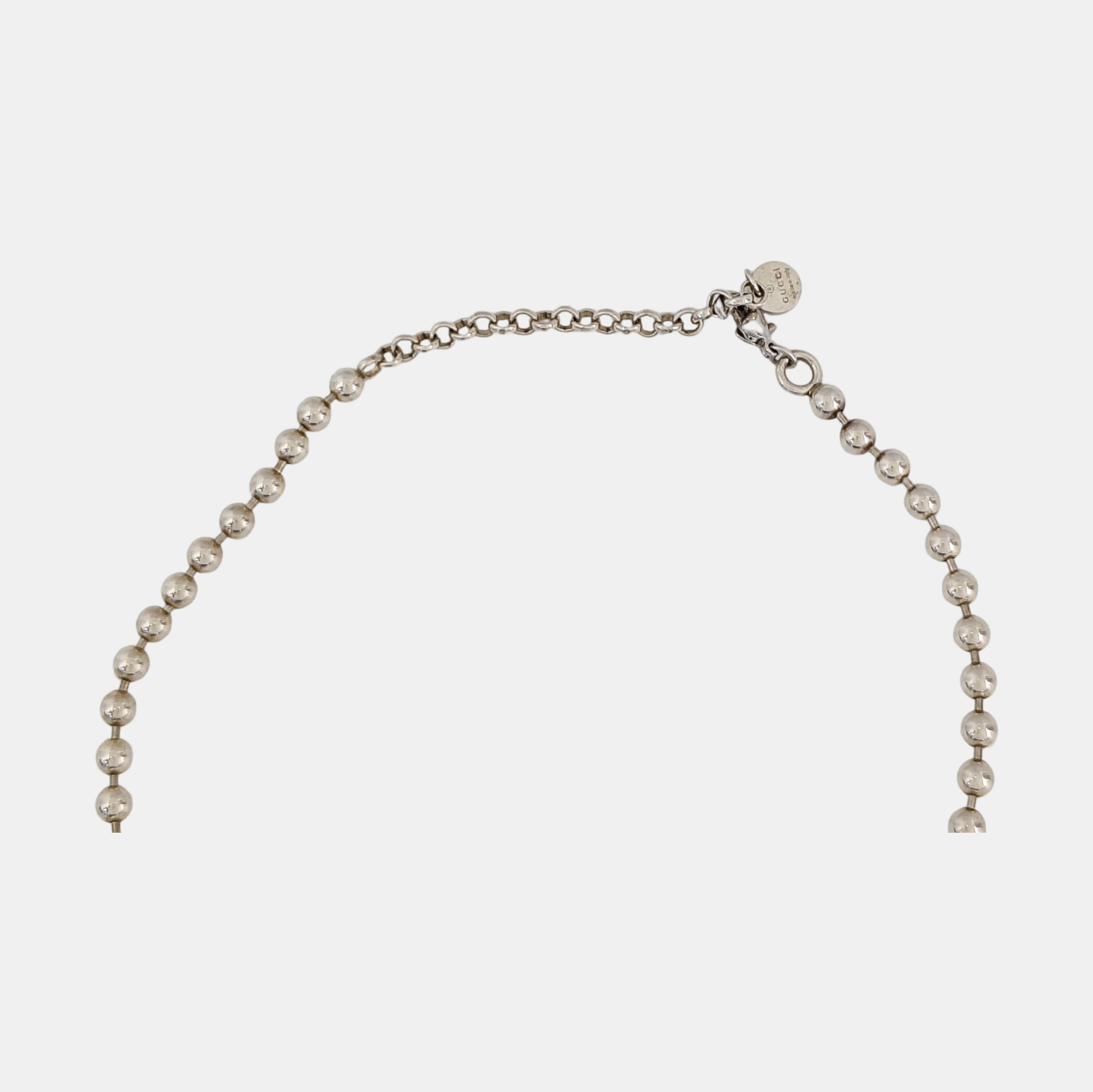 Interlocking G 925 Sterling Silver Necklace