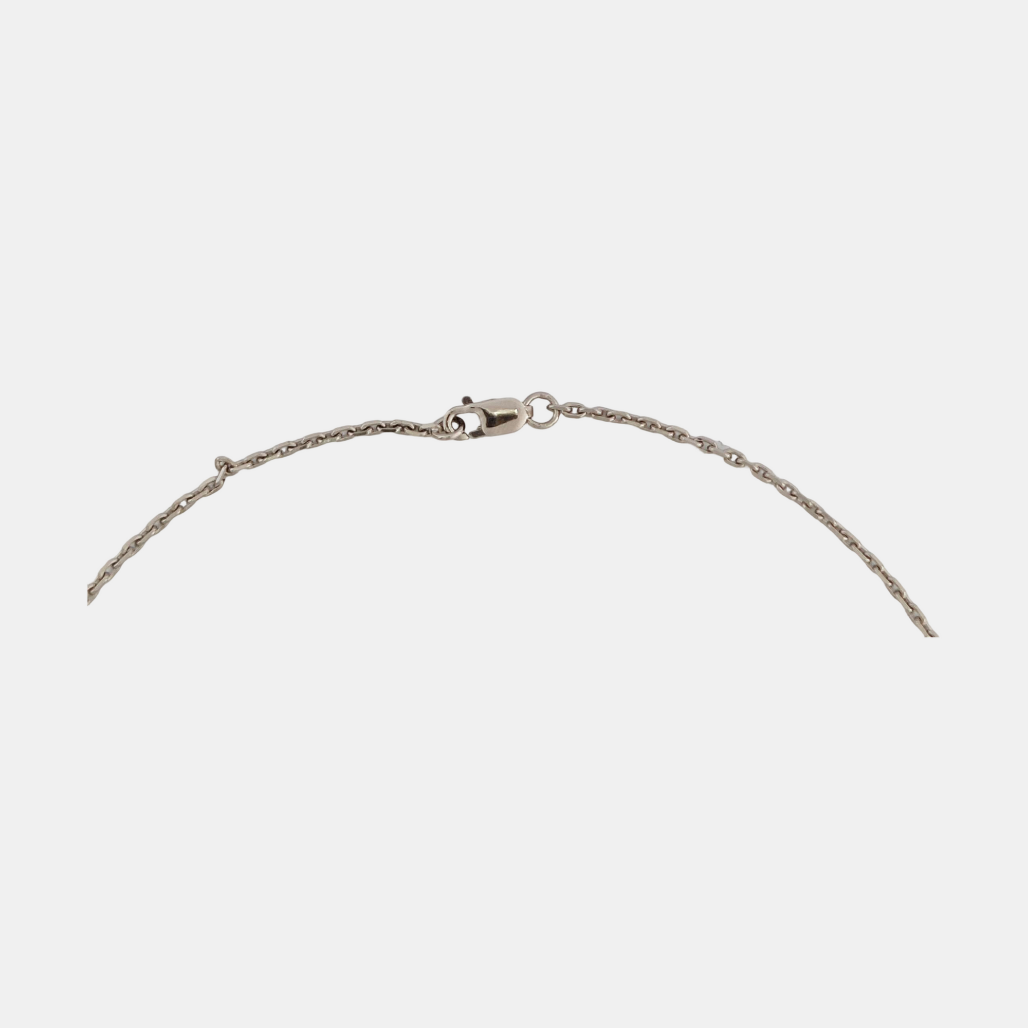 Pop H Metal Silver Necklace