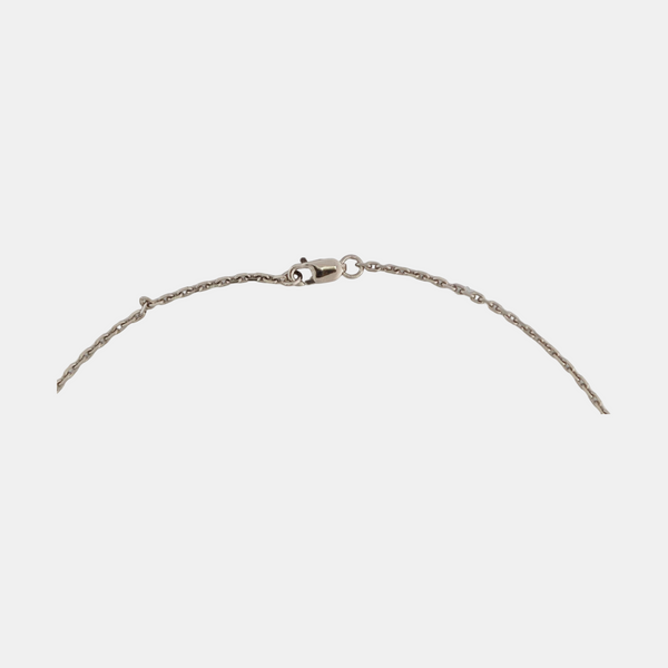 Pop H Metal Silver Necklace