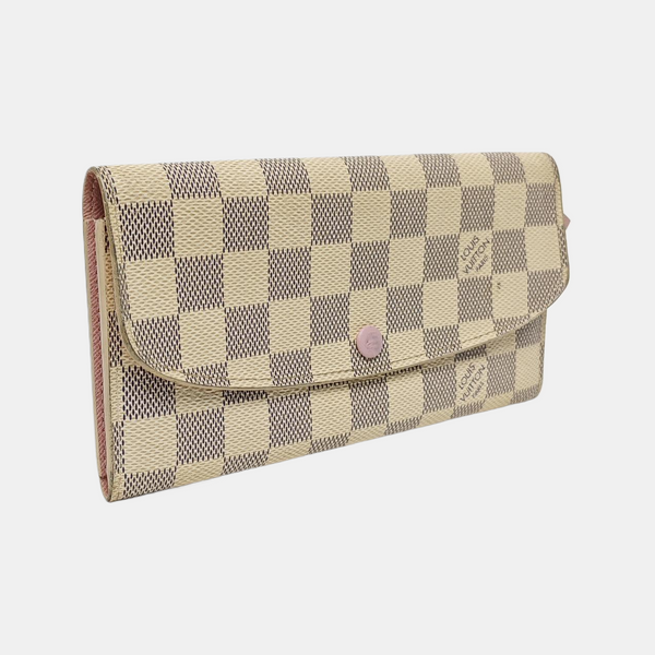 EMILIE Damier Azur Coated Canvas White