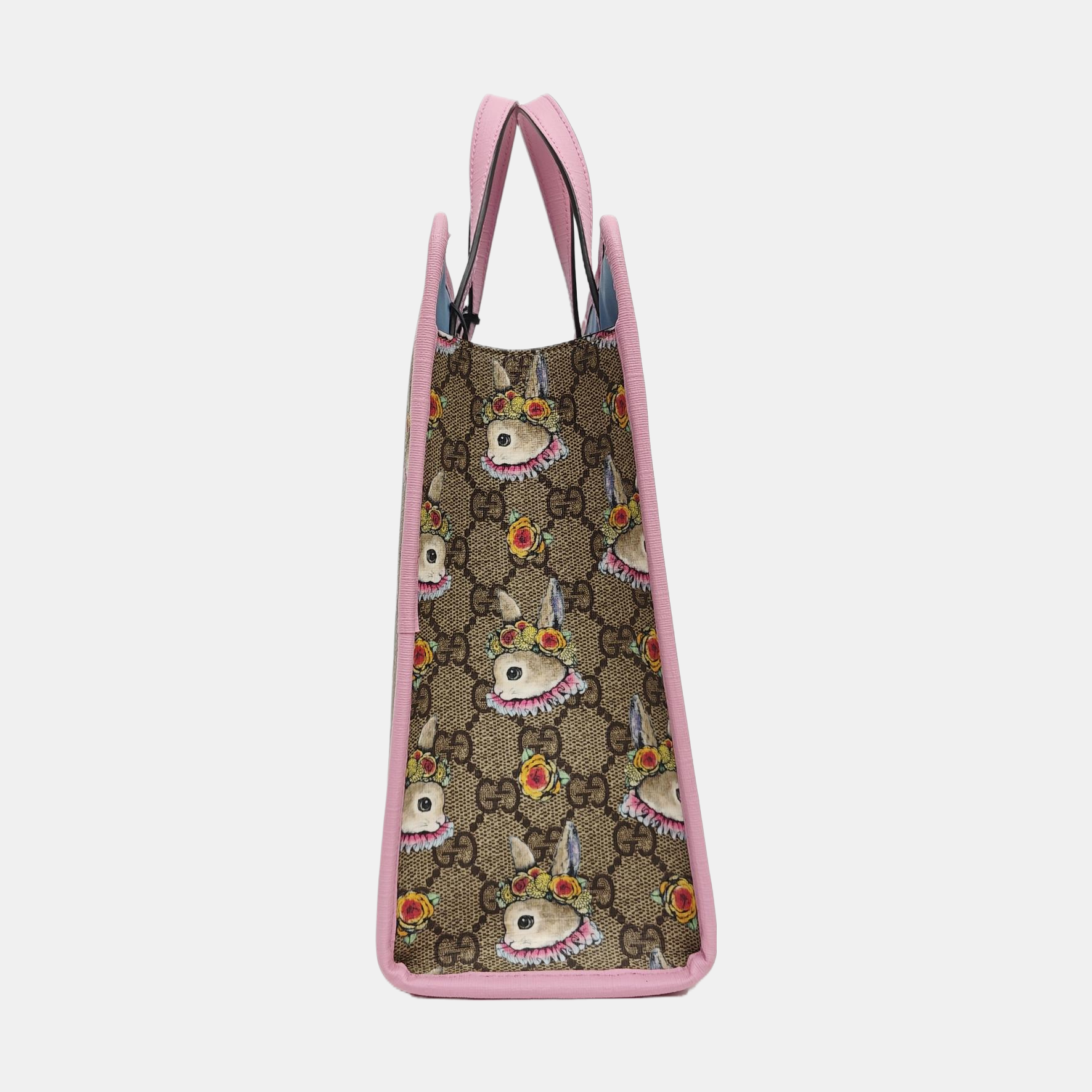 Monogram Coated Canvas Tote Bag Beige