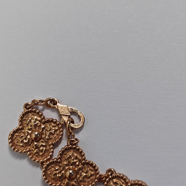 Vintage Alhambra 18k Rose Gold Bracelet