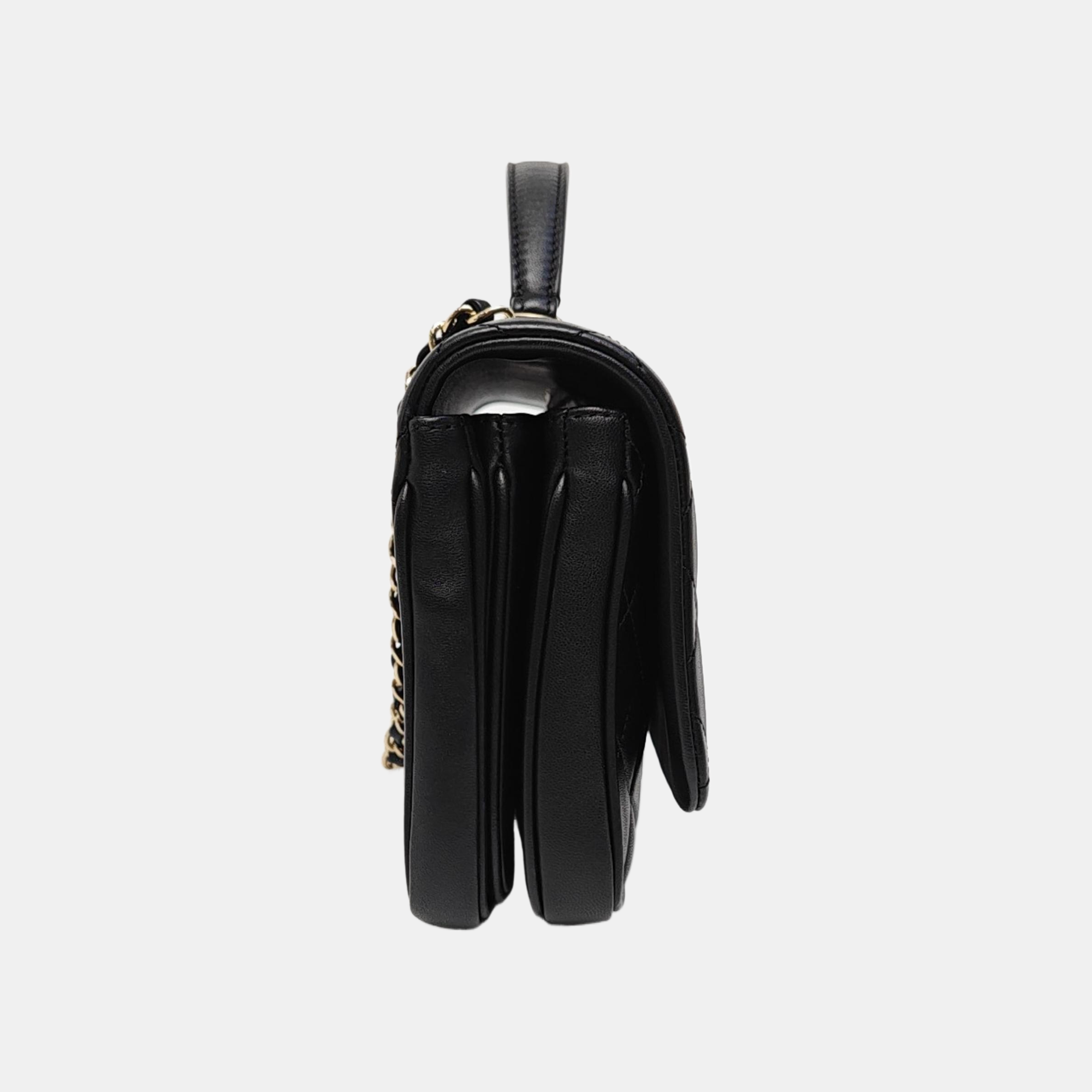 WOC Quilted Lambskin Black